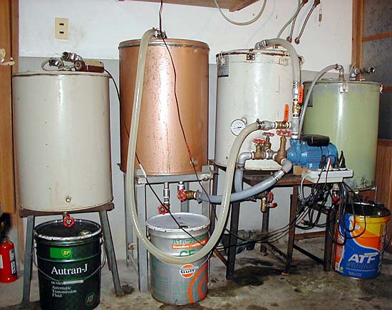 Biodiesel processing equipment