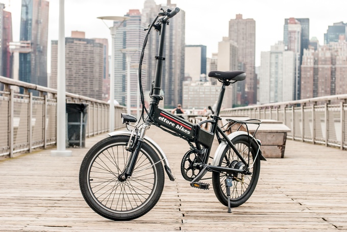 electric bike foldable kickstarter